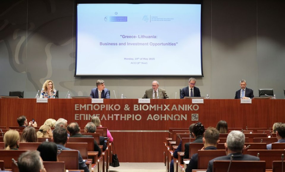 Exploring Lithuanian Market Potential: Embassy Hosts Business Event in Athens