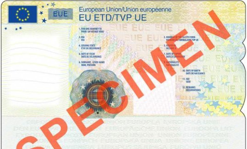 Nuo 2025 m. gruodžio 1 d. Asmens grįžimo pažymėjimą keičia Europos Sąjungos Laikinasis kelionės...